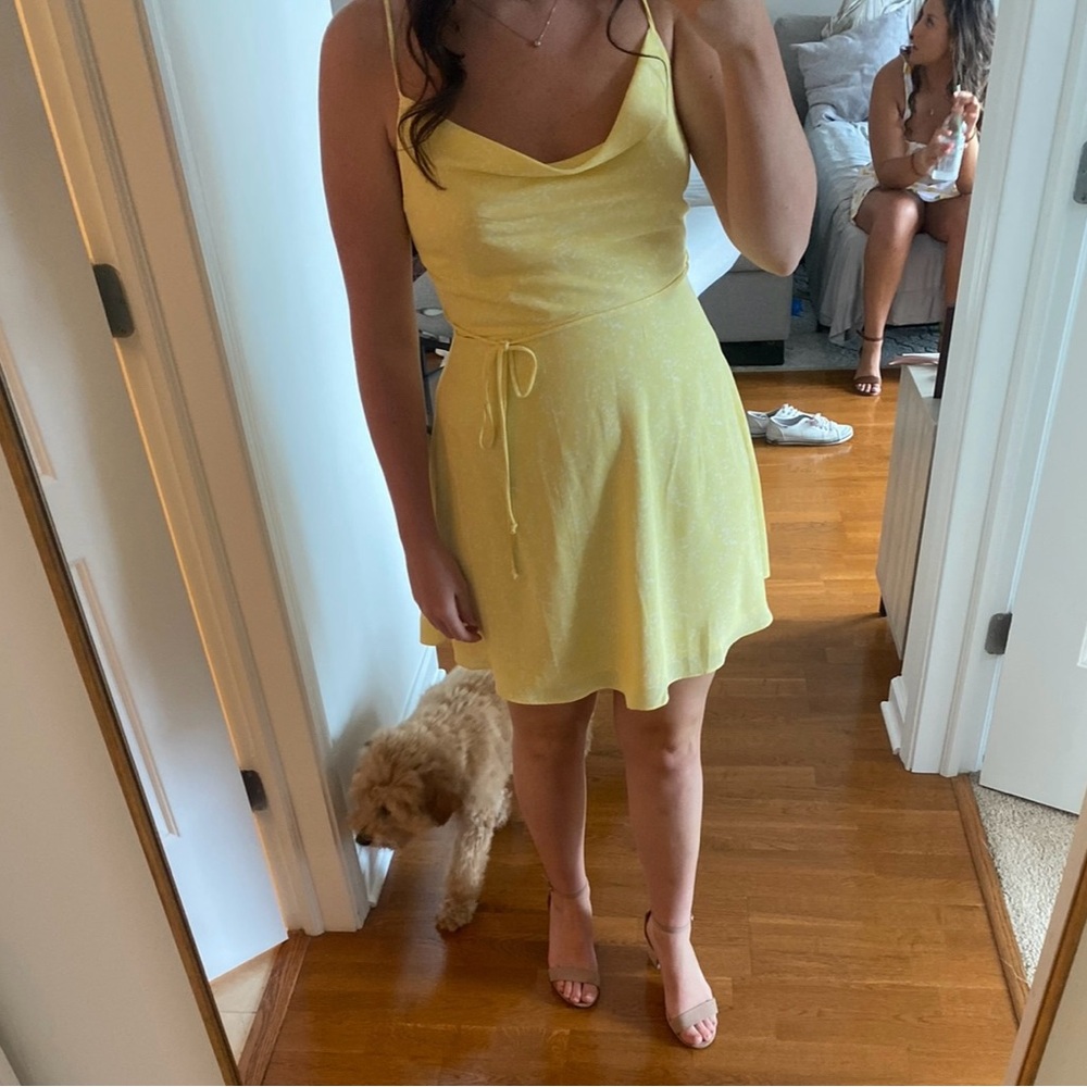 Yellow Mini Dress